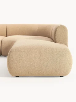 Sofá rinconera modular en tejido bouclé Sofia (4 plazas)
