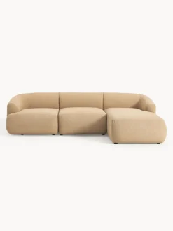 Sofá rinconera modular en tejido bouclé Sofia (3 plazas)