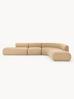 Sofá rinconera modular en tejido bouclé Sofia (4 plazas)