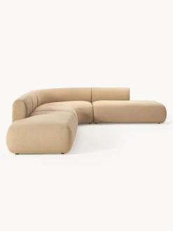 Sofá rinconera modular en tejido bouclé Sofia (4 plazas)
