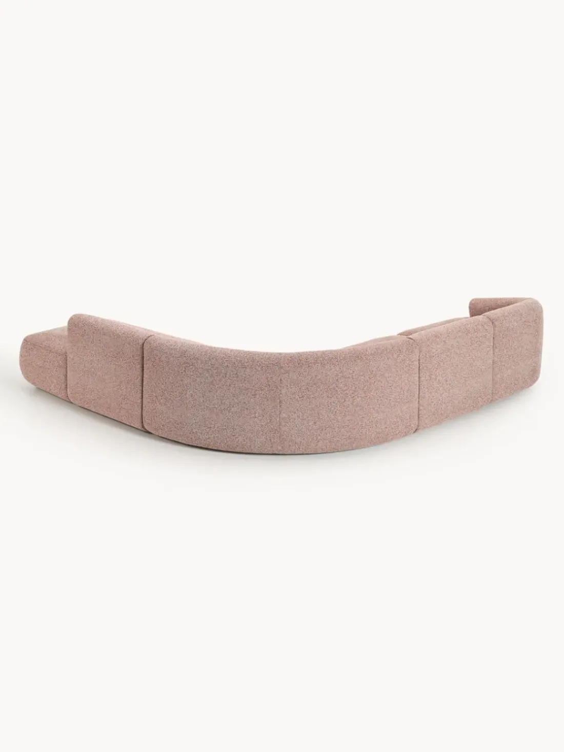 Sofá rinconera modular en tejido bouclé Sofia (4 plazas)