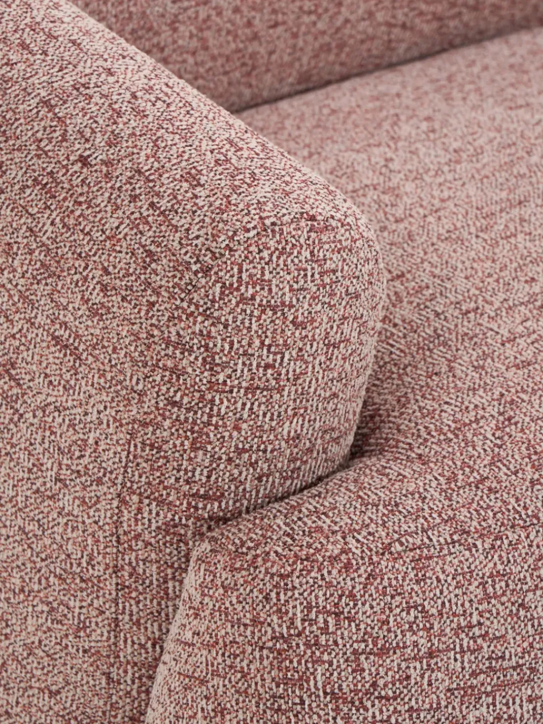 Sofá rinconera modular en tejido bouclé Sofia (4 plazas)