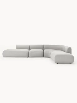 Sofá rinconera modular en tejido bouclé Sofia (4 plazas)