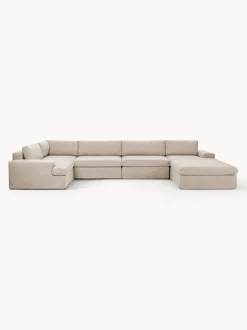 Sofá rinconera modular grande con tapizado desenfundable Russell