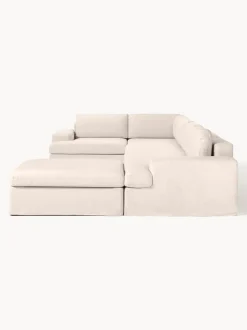 Sofá rinconera modular grande con tapizado desenfundable Russell
