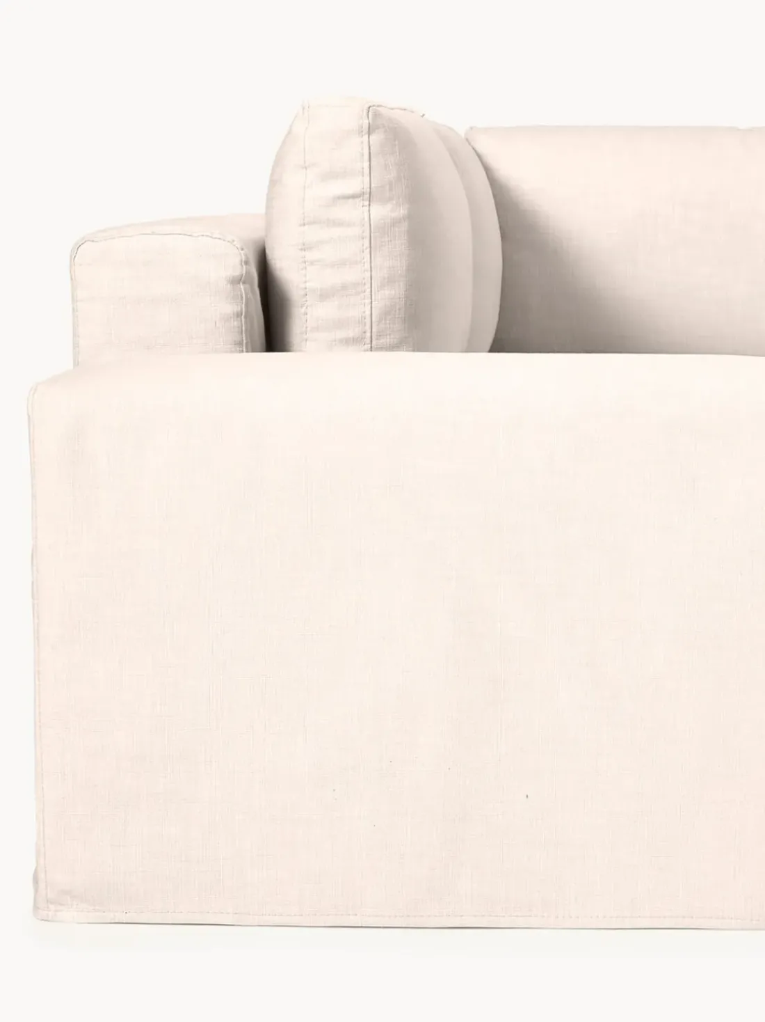 Sofá rinconera modular grande con tapizado desenfundable Russell