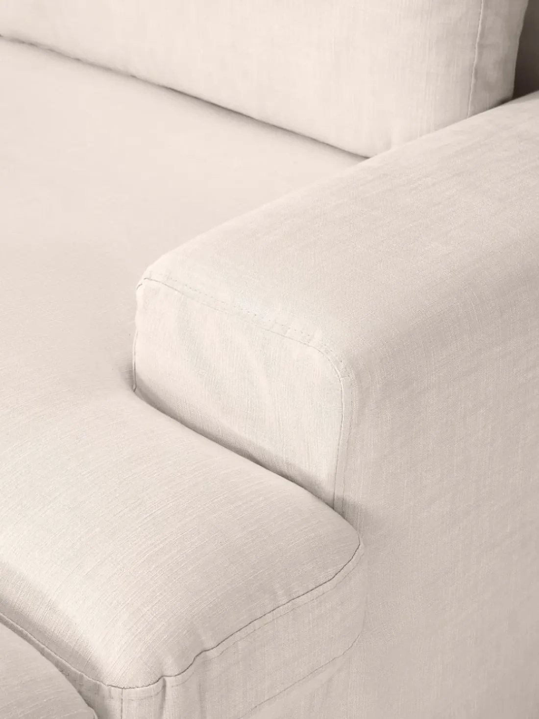 Sofá rinconera modular grande con tapizado desenfundable Russell
