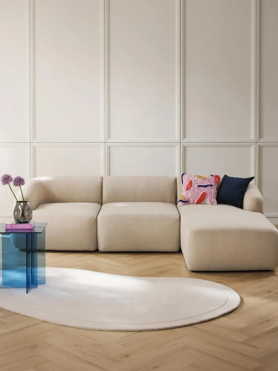 Sofá rinconera modular Sofia (3 plazas)