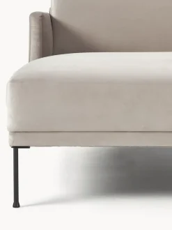 Sofá rinconera pequeño de terciopelo Fluente