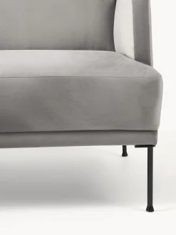 Sofá rinconera pequeño de terciopelo Fluente