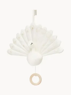 Sonajero colgante de algodón ecológico Peacock