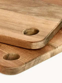 Tabla de cortar de madera de acacia Akana, tamaños diferentes