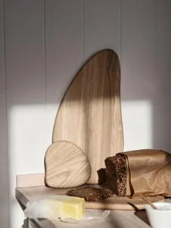 Tabla de cortar de madera de roble Limfjord, 39 cm
