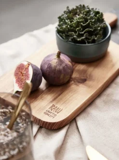 Tabla de cortar de madera de teca Raw