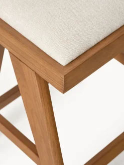 Taburete alto con acolchado Sissi