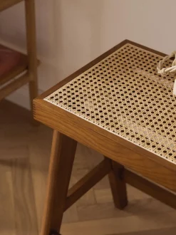 Taburete alto con tejido vienés Sissi