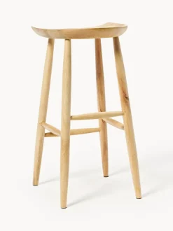 Taburete alto de madera de mango Nino