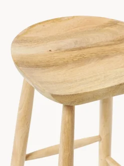 Taburete alto de madera de mango Nino