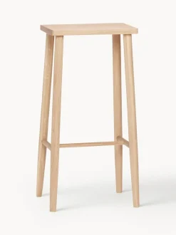 Taburete alto de madera de roble Folk