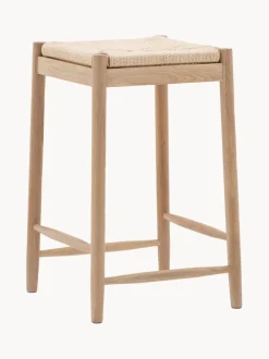 Taburete artesanal de madera de roble Eton
