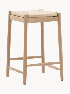 Taburete artesanal de madera de roble Eton