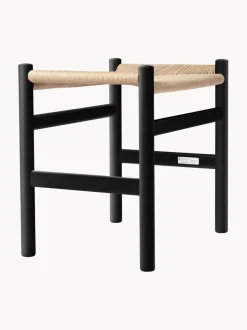 Taburete con asiento tejido a mano CH53