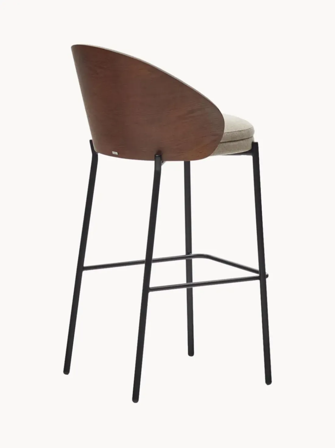 Taburete de bar de chenilla Eamy