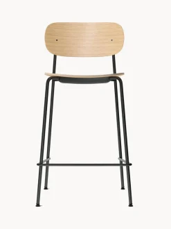 Taburete de bar de metal y madera Co