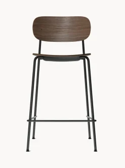 Taburete de bar de metal y madera Co