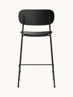 Taburete de bar de metal y madera Co