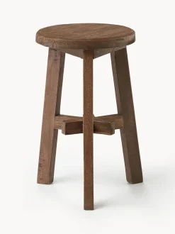 Taburete de madera de acacia Dingklik