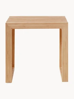 Taburete de madera de bambú Rib