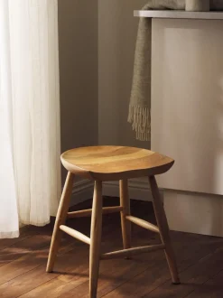 Taburete de madera de mango Nino