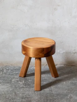 Taburete de madera de pino AML