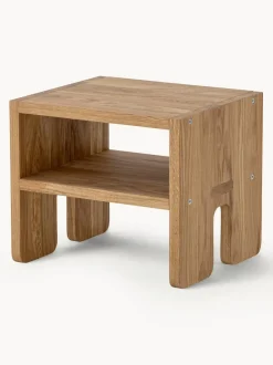 Taburete infantil de madera de roble Bas