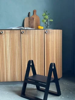 Taburete plegable de madera de fresno Reech