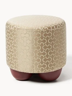 Taburete tapizado de diseño DEDAR Milano x Westwing Lino