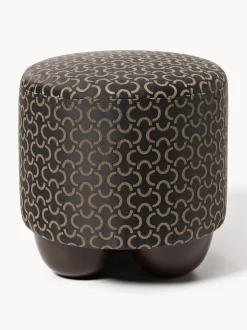 Taburete tapizado de diseño DEDAR Milano x Westwing Lino