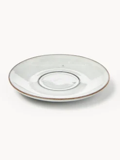 Taza artesanal con platito Nordic Sand