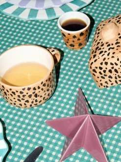 Taza artesanal Leopard