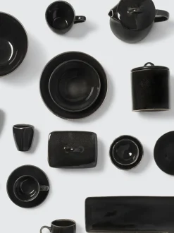 Taza con platito artesanal arteasanal Nordic Coal