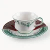 Taza de café con platito de porcelana Hybrid