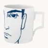 Taza de porcelana artesanal Adam