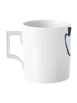 Taza de porcelana artesanal Adam