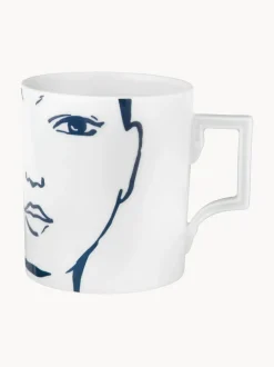Taza de porcelana artesanal Carol
