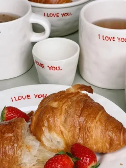 Taza pintada a mano I Love You