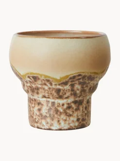 Tazas artesanales de gres 70's, 2 uds.
