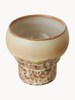 Tazas artesanales de gres 70's, 2 uds.