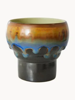Tazas artesanales de gres 70's, 2 uds.