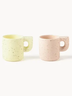 Tazas artesanales de porcelana Aiko, 2 uds.